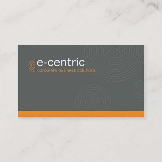 028 Julie :: BCard - Dynamic Centric - zilver Visitekaartje (Voorkant)