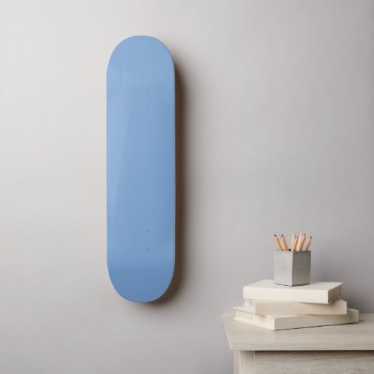#029 Moonstone Blue Color Collectie Persoonlijk Skateboard (Muurkunst)