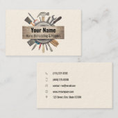 02-2021  tools voor handmatige aannemer v3 visitekaartje (Voorkant / Achterkant)