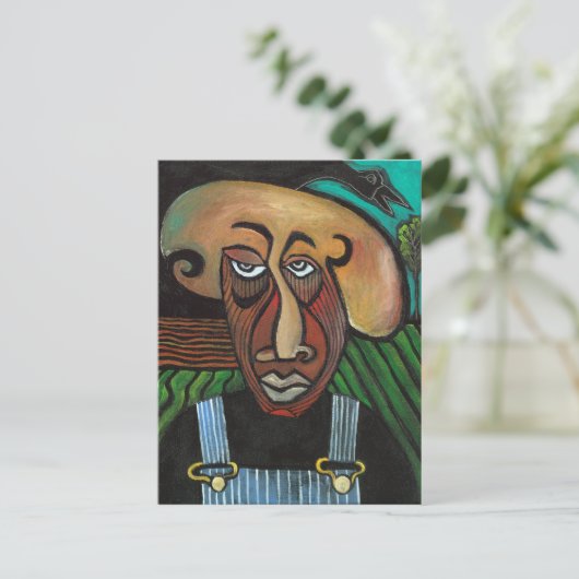 #02 Ik heb de blues Briefkaart (Staand voorkant)