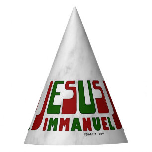 02 "JESUS, Immanuel Kerstmis" Feesthoedjes