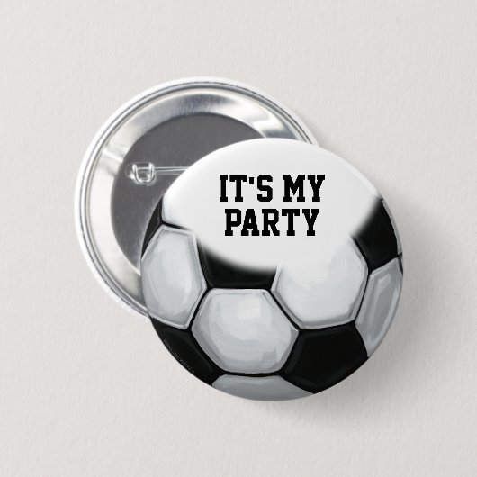 02of12 Aangepast Voetbal op jaarbasis Ronde Button 5,7 Cm (Voorkant /achterkant)