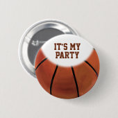 02of12 Aangepaste Basketball Ronde Button 5,7 Cm (Voorkant /achterkant)