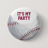 02of12 Aangepaste honkbal op jaarbasis Ronde Button 5,7 Cm (Voorkant)