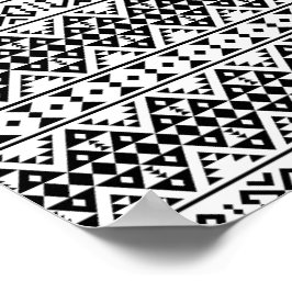 03012020 Tribal etnische Patroon-02 Poster