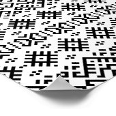 03012020 Tribal etnische Patroon-04 Poster (Hoek)