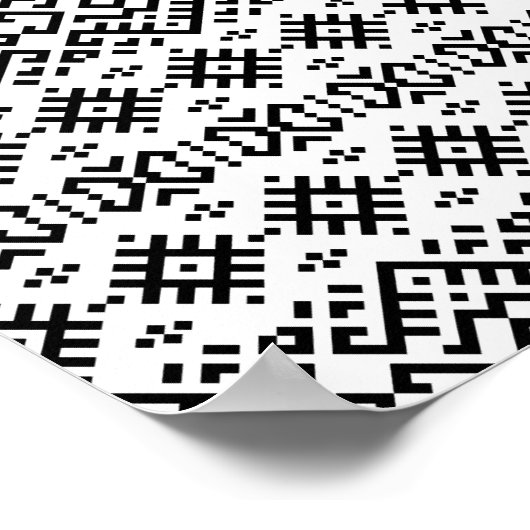 03012020 Tribal etnische Patroon-04 Poster (Hoek)