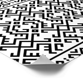 03012020 Tribal etnische Patroon-06 Poster