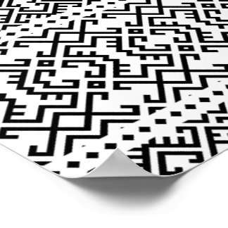 03012020 Tribal etnische Patroon-07 Poster