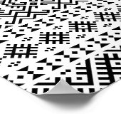 03012020 Tribal etnische Patroon-10 Poster (Hoek)