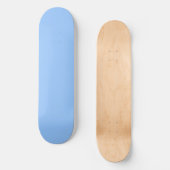 #030 Pastel blauw kleur Collectie Persoonlijk Skateboard (Voorkant)