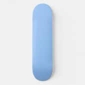 #030 Pastel blauw kleur Collectie Persoonlijk Skateboard (Voorkant)