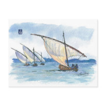 (032) Lateen Sail Regatta Sailships