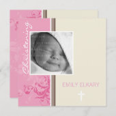 032 Rasha:: Uitnodiging voor doop (Voorkant / Achterkant)