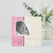 032 Rasha:: Uitnodiging voor doop (Staand voorkant)