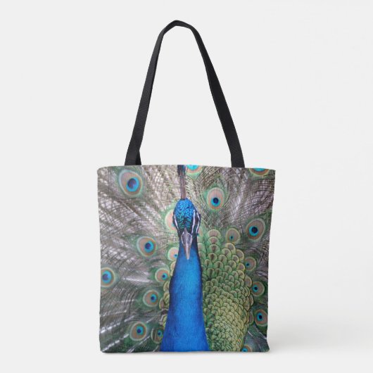 033 - Peacock-Canvas tas (Achterkant)
