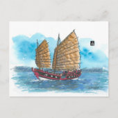(033) Princess Tai Ping Junk Briefkaart (Voorkant)