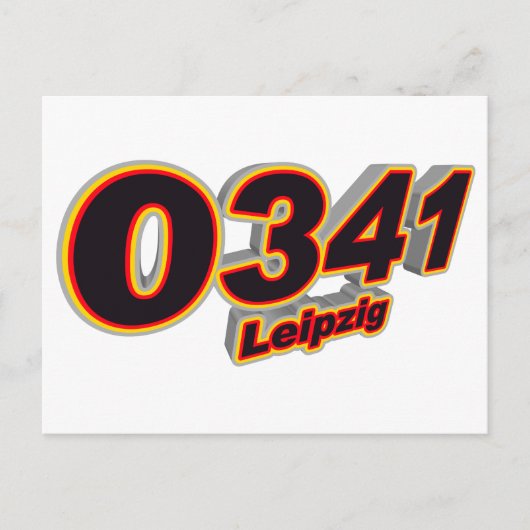 0341 Leipzig Briefkaart (Voorkant)