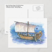 (035) Min van de woestijnschepen Briefkaart (Voorkant / Achterkant)