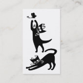 039 & 007 ZWARTE VANGSTEN DIEREN KUSTGEHALTE AAN C VISITEKAARTJE (Achterkant)