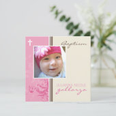 039 Celia: Baptism Invive - posh 2SQ V3 Kaart (Staand voorkant)