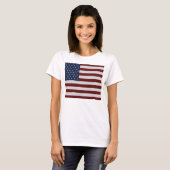 03 - Amerikaanse vlag T-Shirt (Voorkant volledig)