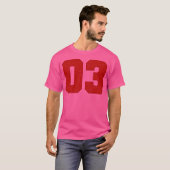03 Grunge Red T-shirt (Voorkant volledig)