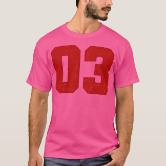 03 Grunge Red T-shirt