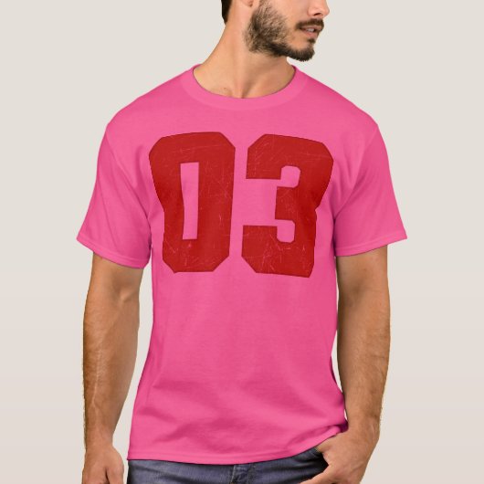 03 Grunge Red T-shirt (Voorkant)