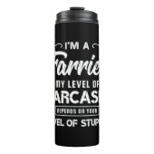 03.Im een fervent mens. Mijn Sarcasmniveau is van Thermosbeker (Voorkant)