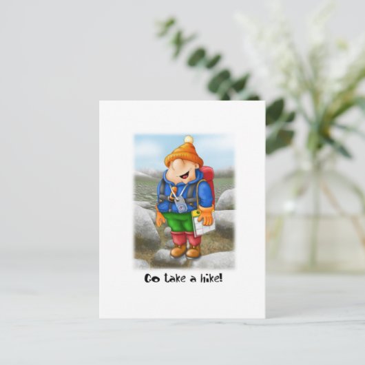 03 Neem een heek Briefkaart (Staand voorkant)