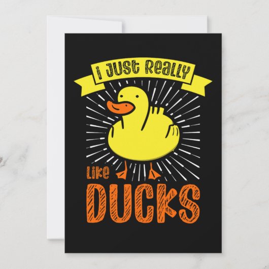 03.Rubber duck for a Duck Lovers Save The Date (Voorkant)