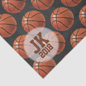 03of12 Basketball Patroonpapier Tissuepapier (Detail)