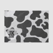 03of12 Koe Patroonpapier Tissuepapier (Voorkant)