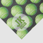 03of12 Tennisbal Patroon Weefselpapier Tissuepapier (Detail)