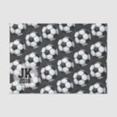 03of12 Voetbal Patroonpapier Tissuepapier (Voorkant)