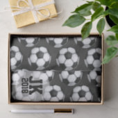 03of12 Voetbal Patroonpapier Tissuepapier (Geschenk)