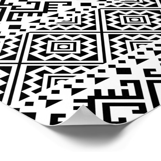 04012020-Tribal-Ethical-Pattern-06 Poster (Hoek)