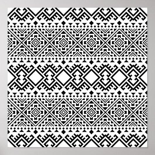 04012020-Tribal-Ethical-Pattern-06 Poster (Voorkant)