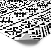 04012020-Tribal-Ethical-Pattern-09 Poster (Hoek)