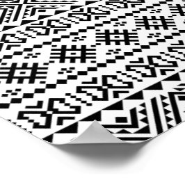 04012020-Tribal-Ethical-Pattern-09 Poster