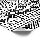 04012020-Tribal-Ethical-Pattern-10 Poster (Hoek)