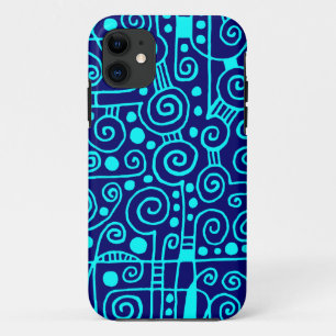 040512 - Cyan on Deep Navy.pdf iPhone 11 Hoesje