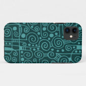 040512 - Ocean Green over Dark Green Case-Mate iPhone Case (Achterkant (horizontaal))