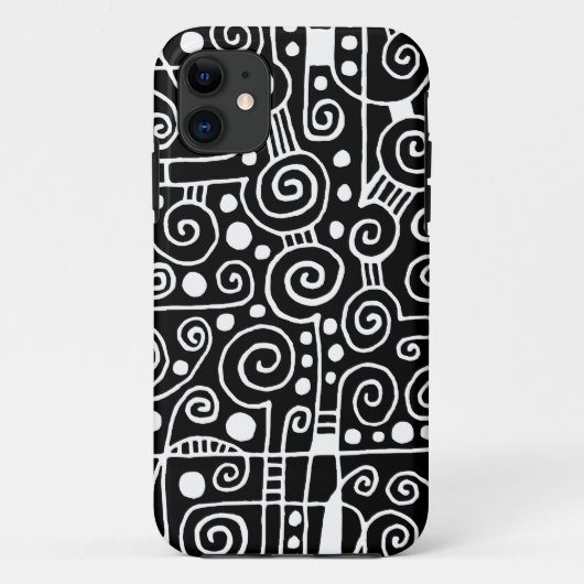 040512 - Zwart in wit Case-Mate iPhone Case (Achterkant)