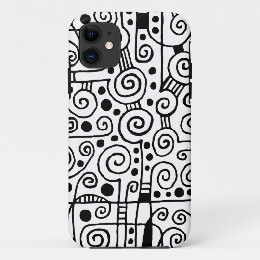 040512 - Zwart in wit Case-Mate iPhone Case (Achterkant)