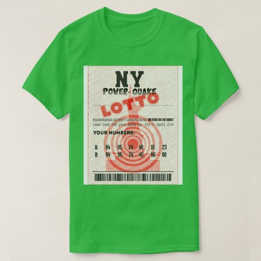 04052024 NE Aardbeving Liberty PowerQuake NY Lottt T-shirt (Design voorkant)