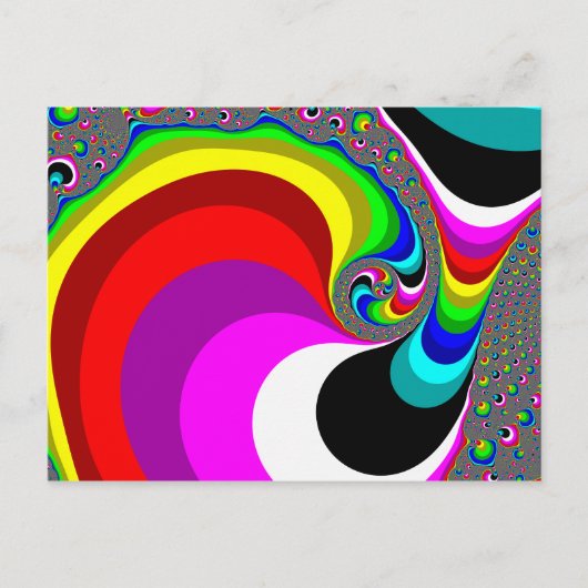 040 Obama - Fractal Art Briefkaart (Voorkant)