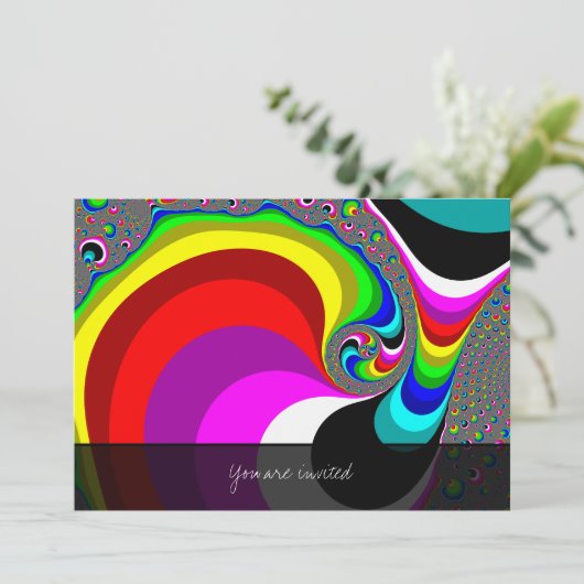 040 Obama - Fractal Art Kaart (Staand voorkant)