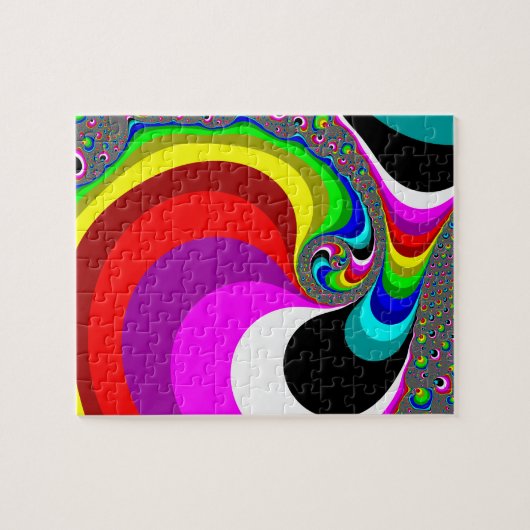 040 Obama - Fractal Art Legpuzzel (Horizontaal)